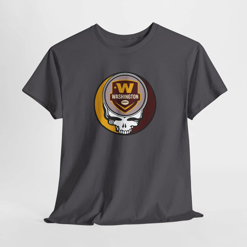 Grateful Dead - Washington Commanders Stealie Unisex T-Shirt - NFL - StealieShop